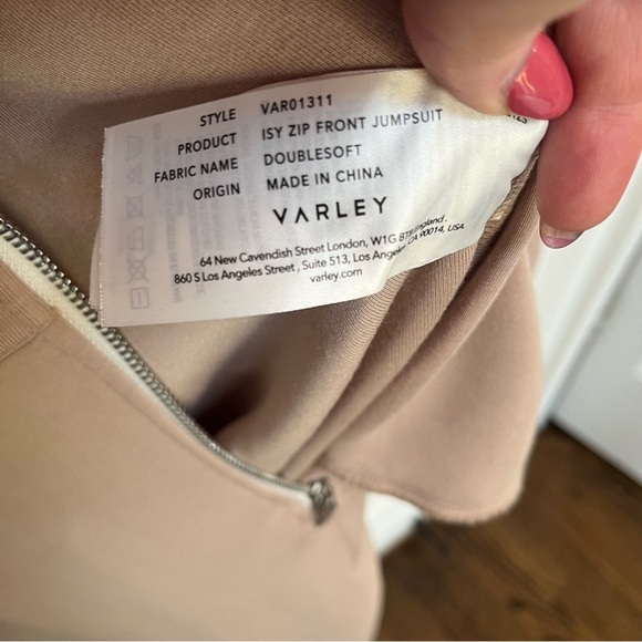 Varley ISY Zip Front Jumpsuit With DoubleSoft Fabric XL - Picture 11 of 13